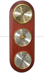 Barometr Termometr Zegar TFA Owal3DZegar-N-05-CH5 - 14x38 cm