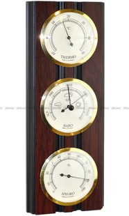 Stacja Pogody Barometr Higrometr Termometr 2039.75-CH-Wenge - 12x34 cm