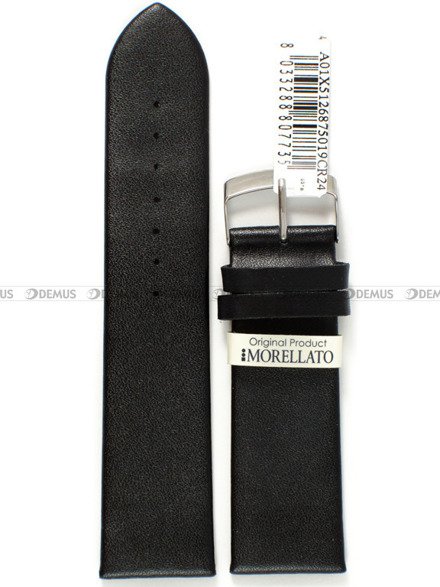 Pasek do zegarka skórzany - Morellato A01X5126875019CR24 24 mm