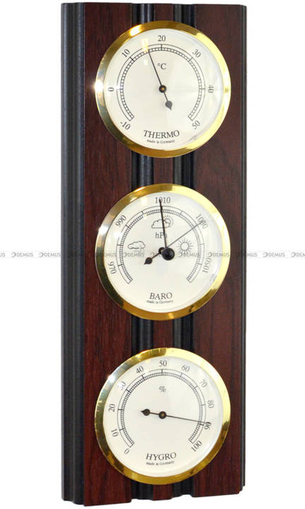 Stacja Pogody Barometr Higrometr Termometr 2039.75-CH-Wenge - 12x34 cm